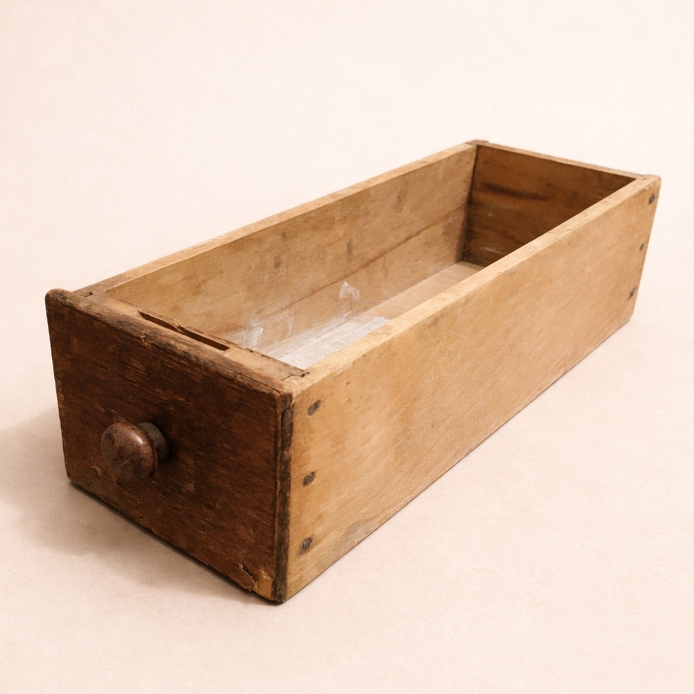Rustic Wooden drawer sewing machine